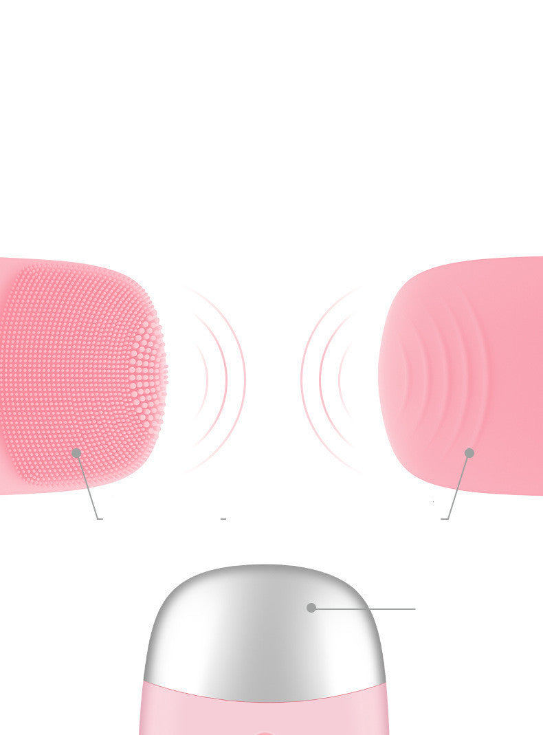 Mini Silicone Electric Face Cleansing Brush Electric Facial Cleanser Facial Cleansing Brush Skin Massager Skin Care Tools Mini Silicone Electric Face Cleansing Brush Electric Facial Cleanser Facial Cleansing Brush Skin Massager Skin Care Tools